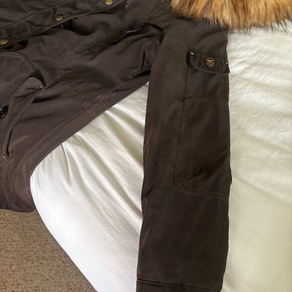 1 Madison Expedition | Women's Full-Zip Faux Fur Hooded Jacket - SIZE SMALL - Picture 6 of 7